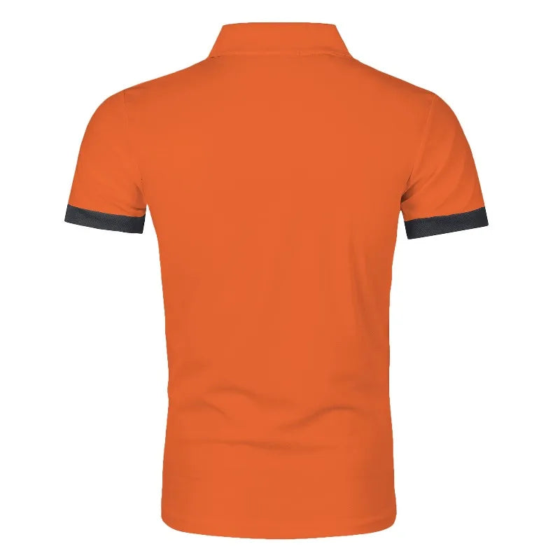 Summer Polo Tee Shirts Men's Short Sleeve Quick Dry T-shirt Breathable Work Shirt Fishing Hiking Golf Polos Top Man