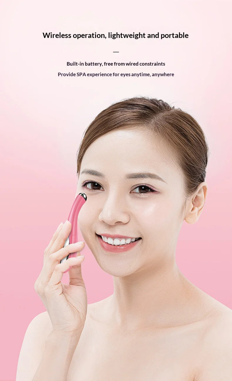 Electric Eye Massage Beauty Instrument Exquisite Eye Skin De-Bagging De-Watering Reduce Fine Lines Care Instrument