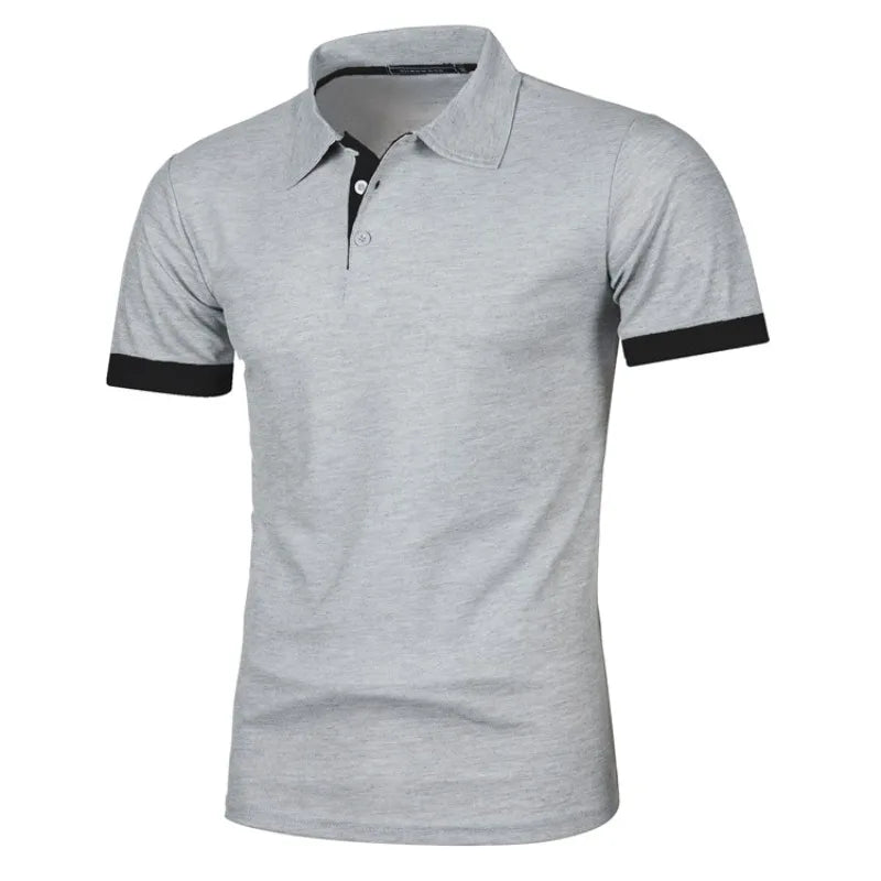 Summer Polo Tee Shirts Men's Short Sleeve Quick Dry T-shirt Breathable Work Shirt Fishing Hiking Golf Polos Top Man