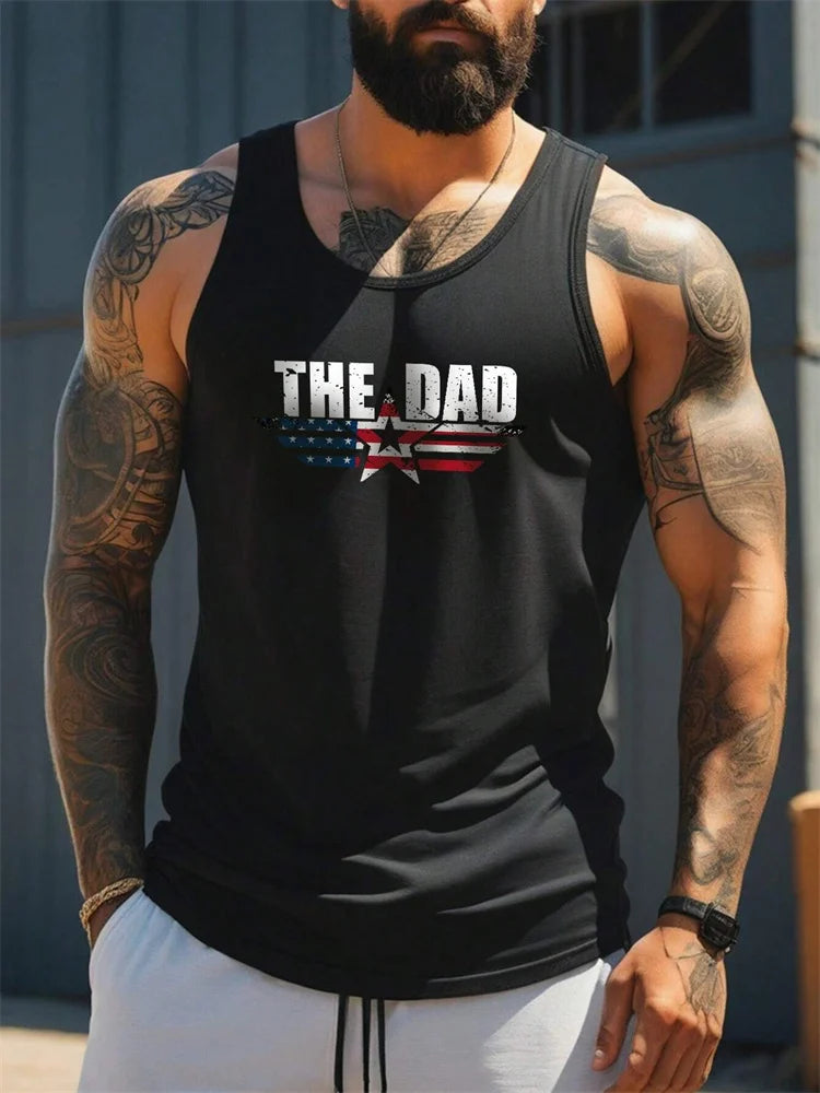 New Men's Outdoor Casual T-Shirt Gym Exercise Sleeveless Shirt Mens Summer Loose Undershirt Running Vest Fashion Casual Clothing