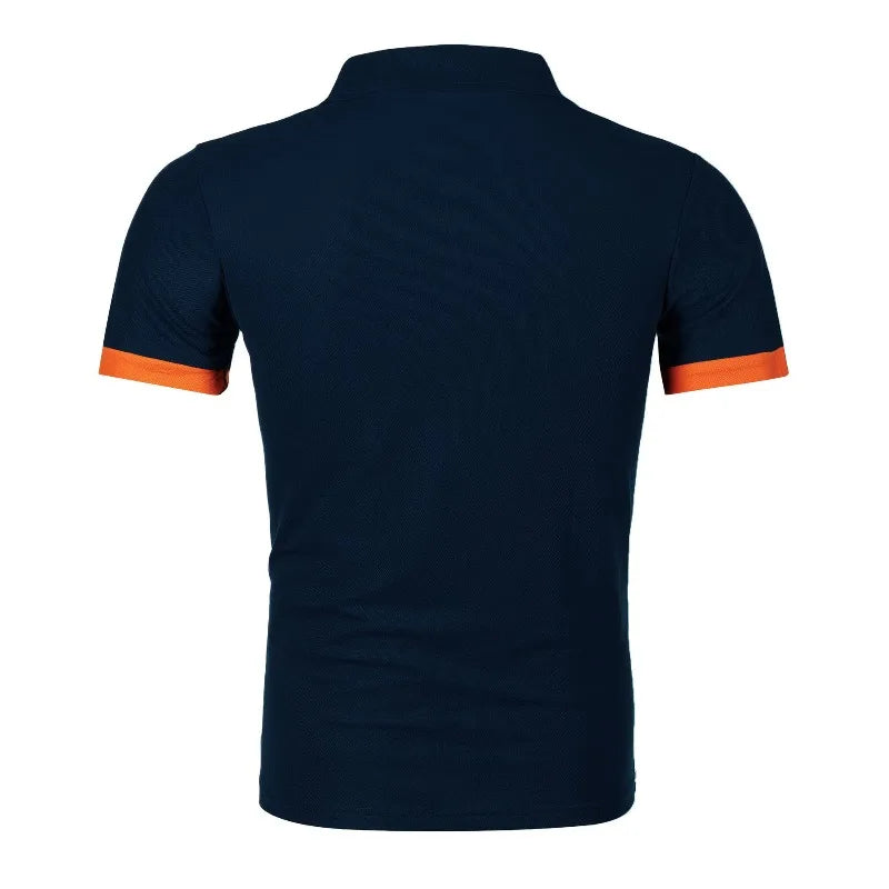 Summer Polo Tee Shirts Men's Short Sleeve Quick Dry T-shirt Breathable Work Shirt Fishing Hiking Golf Polos Top Man