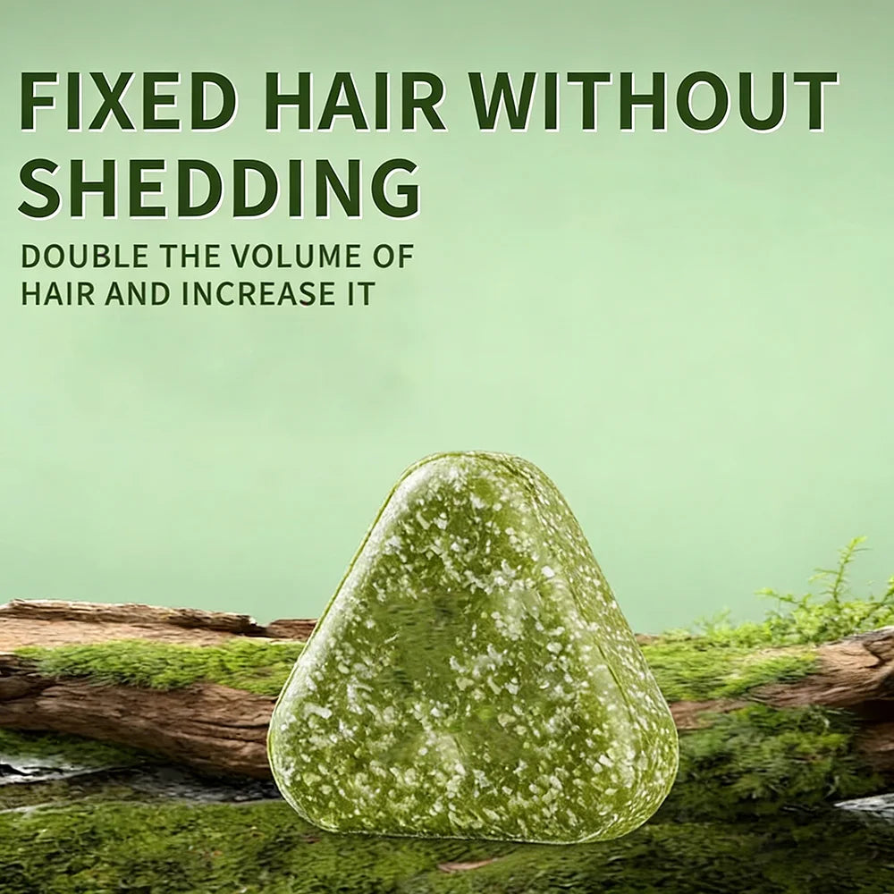Natural Herbal Shampoo Soap Usman Grass Handmade Soap Hair Nourishing, Oil Control, Refreshing, Fluffy and Soothing Hair Care
