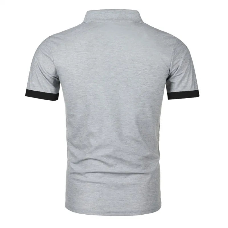 Summer Polo Tee Shirts Men's Short Sleeve Quick Dry T-shirt Breathable Work Shirt Fishing Hiking Golf Polos Top Man