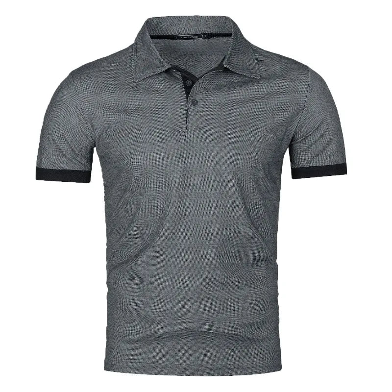 Summer Polo Tee Shirts Men's Short Sleeve Quick Dry T-shirt Breathable Work Shirt Fishing Hiking Golf Polos Top Man